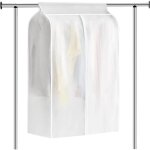 Portant vetement, 80 50 120cm housse de vetement penderie, housse v�tements transparent anti mite, housse ...