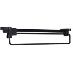 Portant � v�tements coulissant - rangement pour la maison, gain de place dans la garde - robe - noir ...