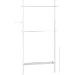 Portant à vêtement du sol au plafond, portique vêtement stable, rangement 3 niveaux, Étagère extensible, ... Portant à vêtement du sol au plafond, portique vêtement stable, rangement 3 niveaux, Étagère extensible, ...
