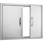 Mophorn - porte d'accès double pour barbecue 787 x 609 mm, porte à double paroi encastrée en acier inoxydable ... Mophorn - porte d'accès double pour barbecue 787 x 609 mm, porte à double paroi encastrée en acier inoxydable ...