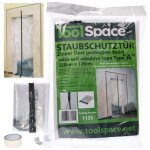 Porte anti - poussi�re avec serrure 220x120cm type - a