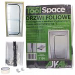 Porte anti - poussi�re avec serrure 220x120cm type - c