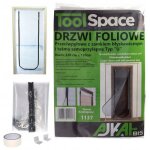 Porte anti - poussi�re avec serrure 220x120cm type - u