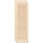 Vidaxl ? porte d'armoire � persiennes 2 pcs 99 x 29, 5 cm ? bois de pin massif ? circulation d'air optimale ...