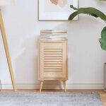 Vidaxl ? porte de placard � persiennes 39, 5x29, 5 cm ? bois de pin massif ? design �l�gant pour circulation ...