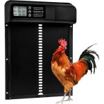 Porte automatique poulailler avec minuterie, porte poulailler automatique design anti - pincement avec ...