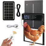 Porte automatique poulailler, porte poulailler automatique solaire, trappe poulailler avec minuterie ...
