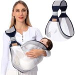 Porte b�b�, echarpe de portage bebe, porte b�b� hanches c�t�, 2024 nouveau porte b�b� r�glable, pour ...
