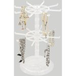 Porte bijoux, pr�sentoir � bijoux, 2 �tages porte bijoux, porte boucle d'oreille, presentoir collier ...
