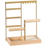 Porte bijoux prsentoir  bijoux porte, 4 tages porte bijoux femme, presentoir collier avec plateau ...