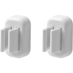 Shining house - porte - brosse  dents 2pcs mural, organisateur de brosse  dents lectrique auto - adhsif ...