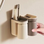 Porte - brosses  dents innovant - luxe lger sans trous - mundspoelbeker - pot  brosses  dents - mural ...