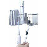 Fei yu - porte - brosse  dents multifonction, porte - dentifrice et porte - gobelet, sec, acier inoxydable, ...