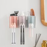 Porte - brosse  dents mural, porte - brosse  dents et dentifrice pour enfants (avec tasse de salle ...