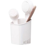 Porte brosse � dents ventouse sans per�age & r�utilisable 1 seconde d'installation porte gobelet rotation ...