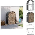 Porte - bûches anthracite 80x45x120 cm acier galvanisé - porte - bûches - rangement bûches - abri bûches ... Porte - bûches anthracite 80x45x120 cm acier galvanisé - porte - bûches - rangement bûches - abri bûches ...