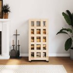 Design in - porte - bches range bches extrieur avec roulettes 40x49x110 cm bois massif de pin cvw39185 ...