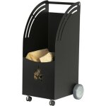 Porte - b�ches � roulettes brenor edilinox - coloris noir