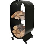 Porte - b�ches � roulettes ranvik noir edilinox