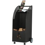 Porte - b�ches � roulettes tavik noir edilinox