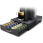 Porte - capsules de caf, tiroir de rangement, organiseur et distributeur de capsules, pour 40 units. ...