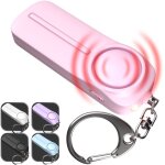 Porte - cl�s d'alarme de panique de s�curit� personnelle pour femmes, dispositif de protection de sir�ne ...