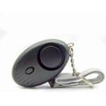 Porte cl�s d'alerte personnelle 130 db black , mini porte cl�s de d�fense automatique sonore avec lampe ...