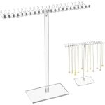 Porte collier acrylique, pr�sentoir � bijoux, organisateur de bijoux suspendus, pr�sentoir collier, porte ...