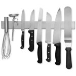 Porte couteaux de cuisine 40cm barre aimante porte couteaux barre magntique en inox pour couteau cuisine ...