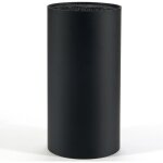 Porte couteaux noir sans couteaux, blocs couteaux vides de cuisine, pour 8 couteaux de toutes sortes, ...