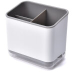Porte - couverts, �gouttoir � couverts avec couvercle, bac � couverts multifonction avec 3 fentes d'�gouttage, ...