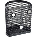 Porte crayon magn�tique frigo porte stylo magn�tique panier de rangement en maille pot � crayon aimant� ...