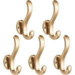 Porte crochet patere manteau mural murale accroche torchon serviette salle, 5 packs