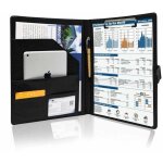 Porte - documents magn�tique a4 avec porte - documents de rangement en cuir pu pour documents d'entretien ...