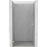 Porte de douche gauche pivotante mexen lunar - b 60 cm, transparent, nickel bross� - 832 - 060 - 000 ...