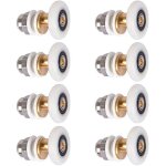 Porte de douche - rouleau roulette roue pour porte de douche roulettes coulissantes porte roue de remplacement ...