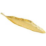 Porte - encens, 25 cm support d'encens mtallique brleur d'encens en forme de feuille, porte - bton ...