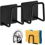 Porte - ponge 304 crochets en ponge pour lave - vaisselle en acier inoxydable, collant - gouttoir ...