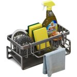 Porte eponge pour evier cuisine organisateur evier rangement eponge cuisine avec bac de vidange pour ...