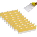 Porte - �tiquettes m�talliques pour �tag�res, porte - �tiquettes autocollants en plastique avec insert ...