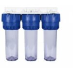 Porte filtre triplex transparent grand dbit