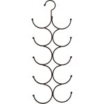 Porte - foulard, organisateur de garde - robe pour les accessoires, portemanteau, cintre, corde d'anneau ...