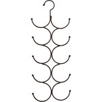 Porte - foulard, organisateur de garde - robe pour les accessoires, portemanteau, cintre, corde d'anneau ...