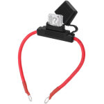 Porte - fusible en ligne 8awg avec fusible � lame 80a, protection des circuits �tanches pour v�hicule ...