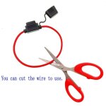 Porte - fusible �tanche avec lame droite en plastique (couleurs al�atoires) pour fusibles standard, convient ...