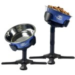 Porte - gamelles r�glable pour chiens
