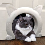 Porte int�rieure pour chat, porte pour chat, chati�re pour chat jusqu'� 10 kg, tunnel pour chat pour ...