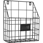 Porte journal / porte magazine / porte magazine mtal pour bureau et entre moderne - black