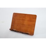 Porte - livre - support universel 34 x 24 cm en bois pour livre de cuisine tablette liseuse - pupitre ...