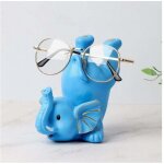 Porte - lunettes en forme d'�l�phant, pr�sentoir d�coratif pour lunettes de soleil, bleu